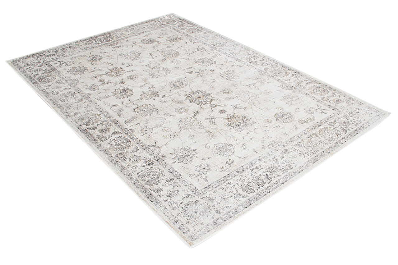 Tappeto Vintage B – Stile Orientale – Avorio e Grigio