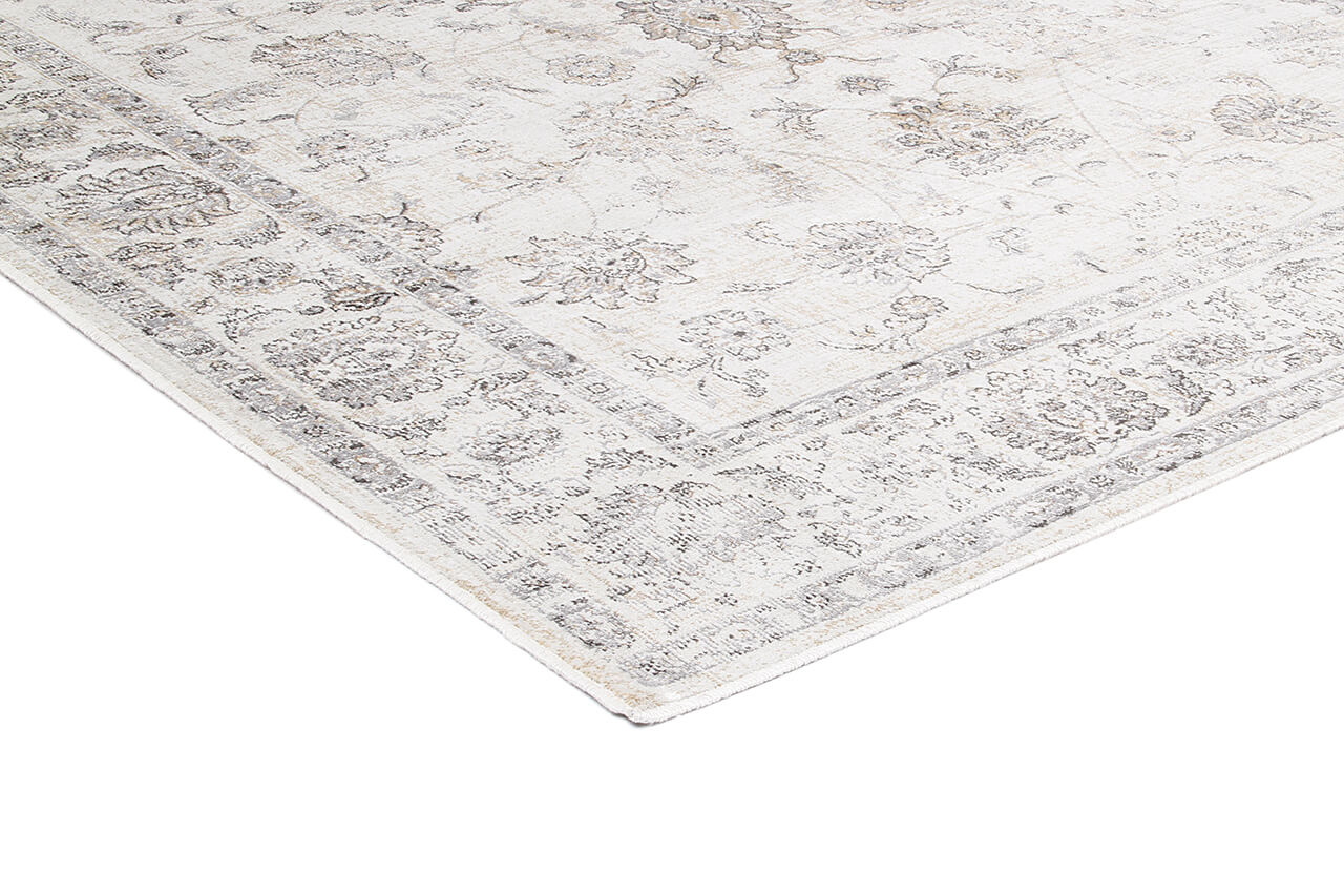 Tappeto Vintage B – Stile Orientale – Avorio e Grigio