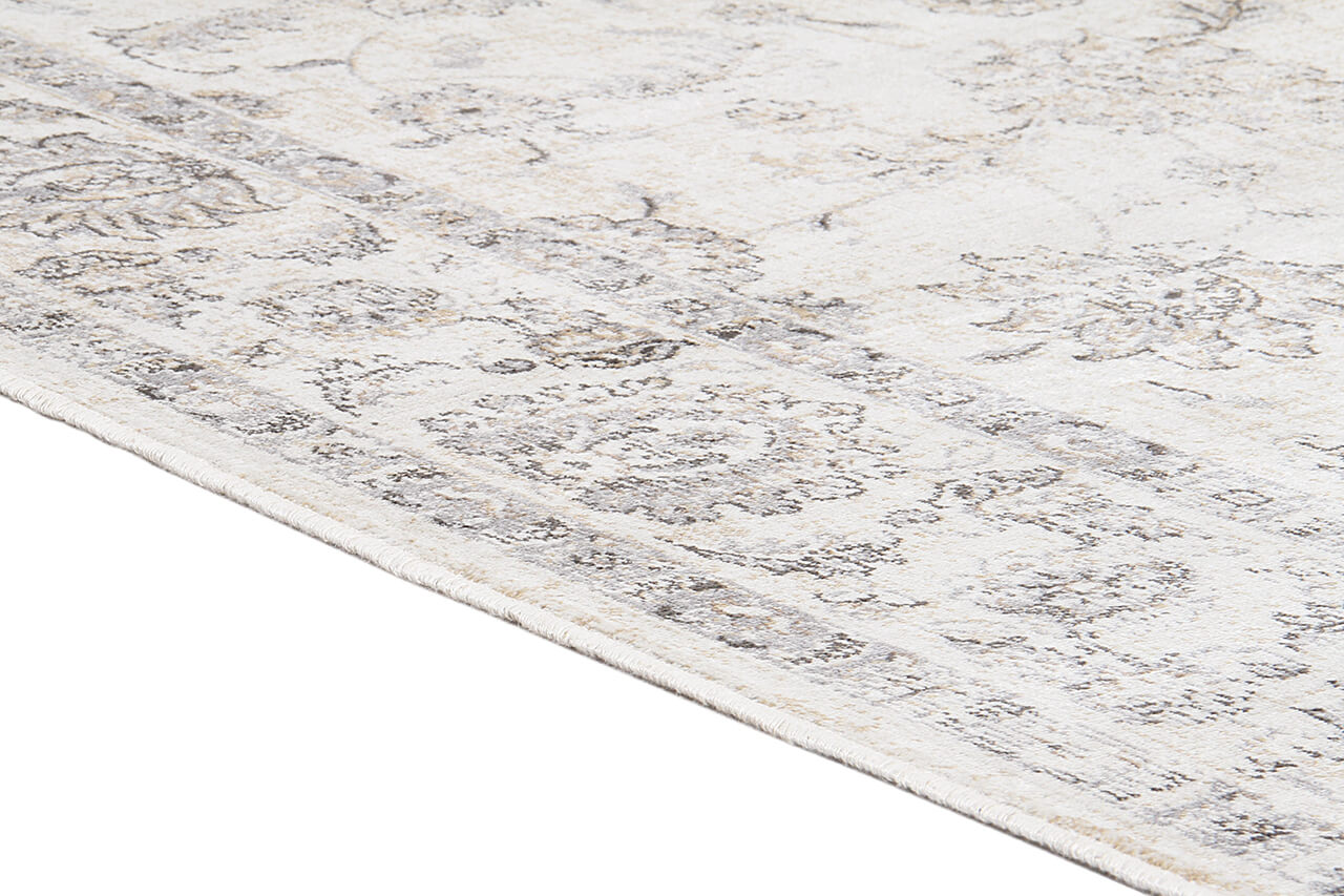 Tappeto Vintage B – Stile Orientale – Avorio e Grigio