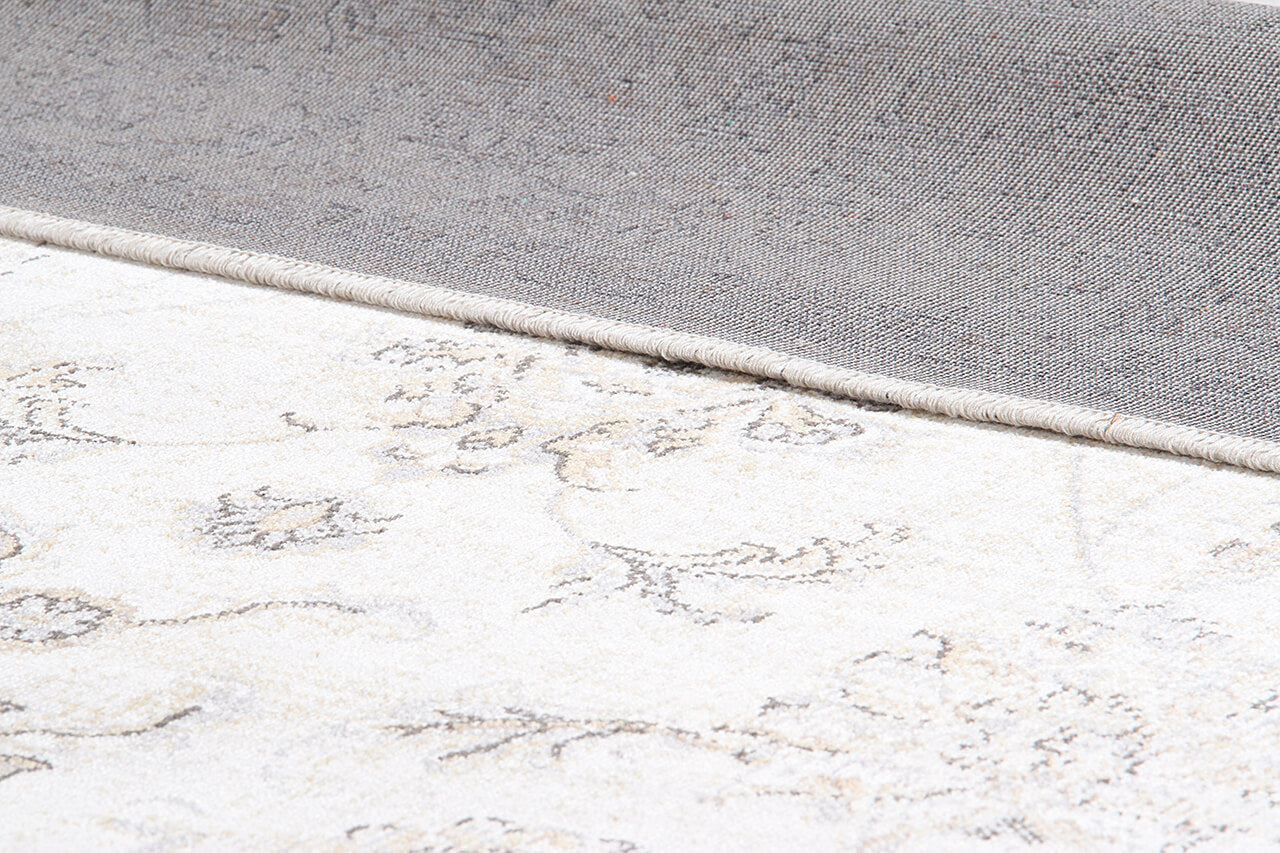 Tappeto Vintage B – Stile Orientale – Avorio e Grigio