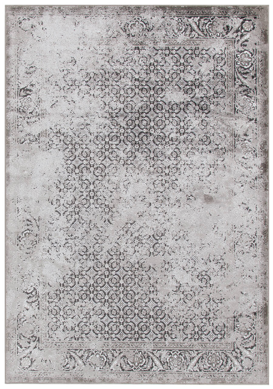 Tappeto Vintage C – Effetto Vissuto – Grigio Chiaro