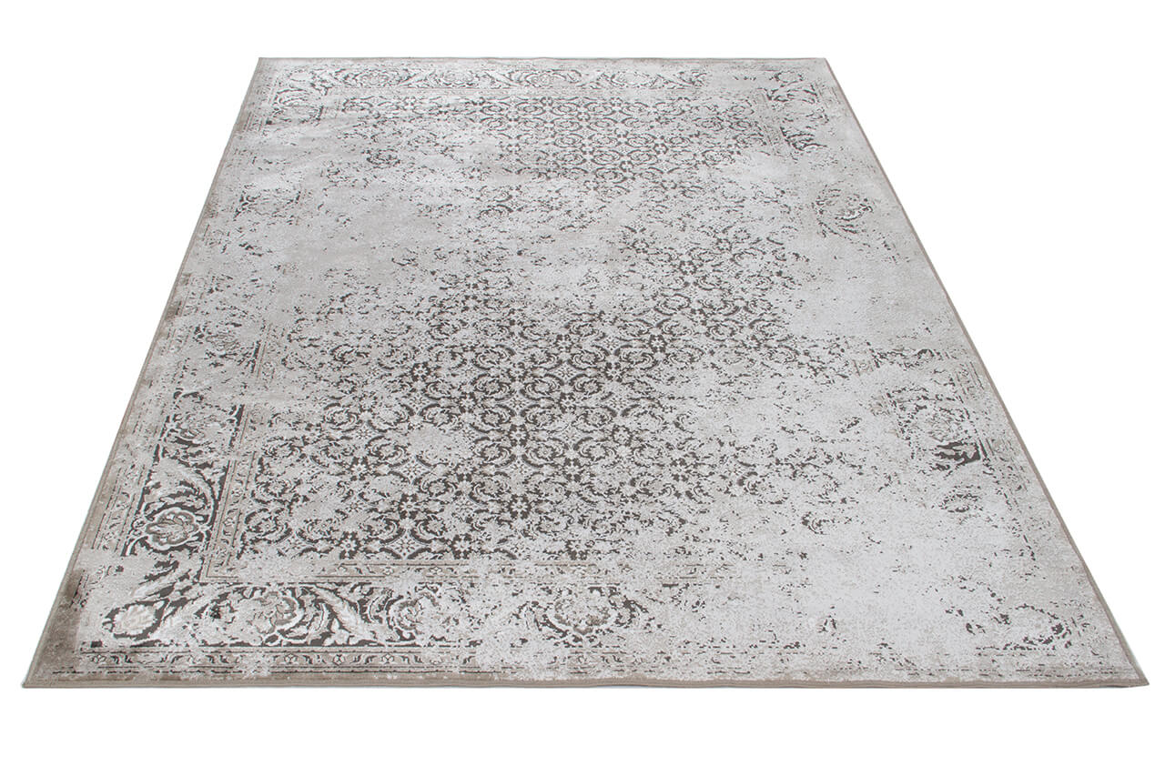 Tappeto Vintage C – Effetto Vissuto – Grigio Chiaro