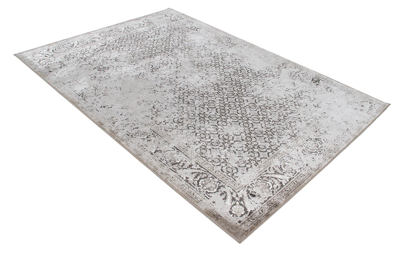Tappeto Vintage C – Effetto Vissuto – Grigio Chiaro