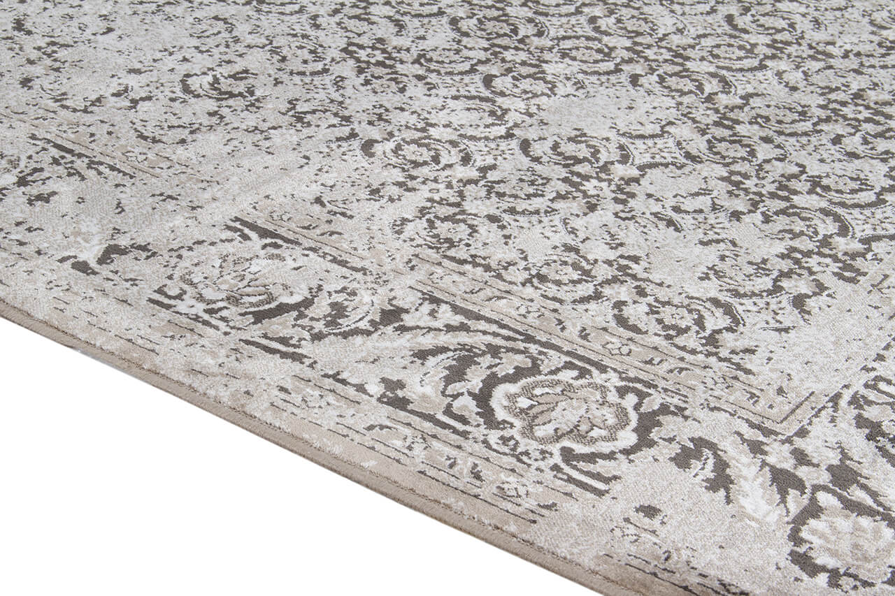 Tappeto Vintage C – Effetto Vissuto – Grigio Chiaro