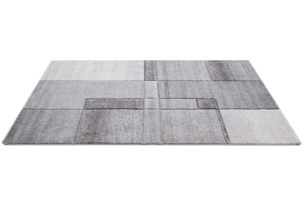 Tappeto moderno Timelapse Grey design multiblocco