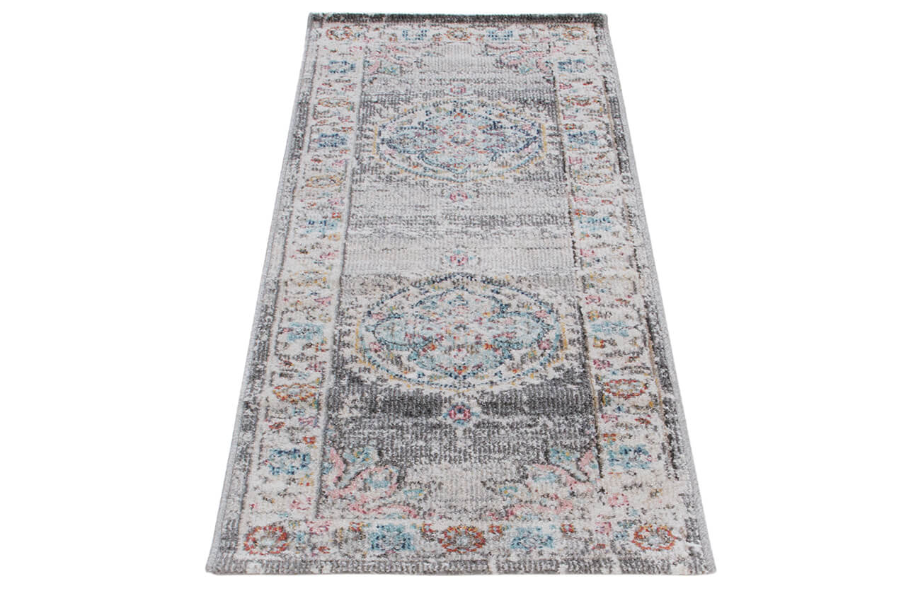 Tappeto da Esterno MAGGIO - Indoor/Outdoor - Argento | Ideale per Terrazze, Balconi, Patio, Verande