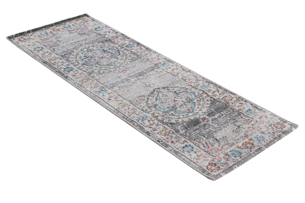 Tappeto da Esterno MAGGIO - Indoor/Outdoor - Argento | Ideale per Terrazze, Balconi, Patio, Verande