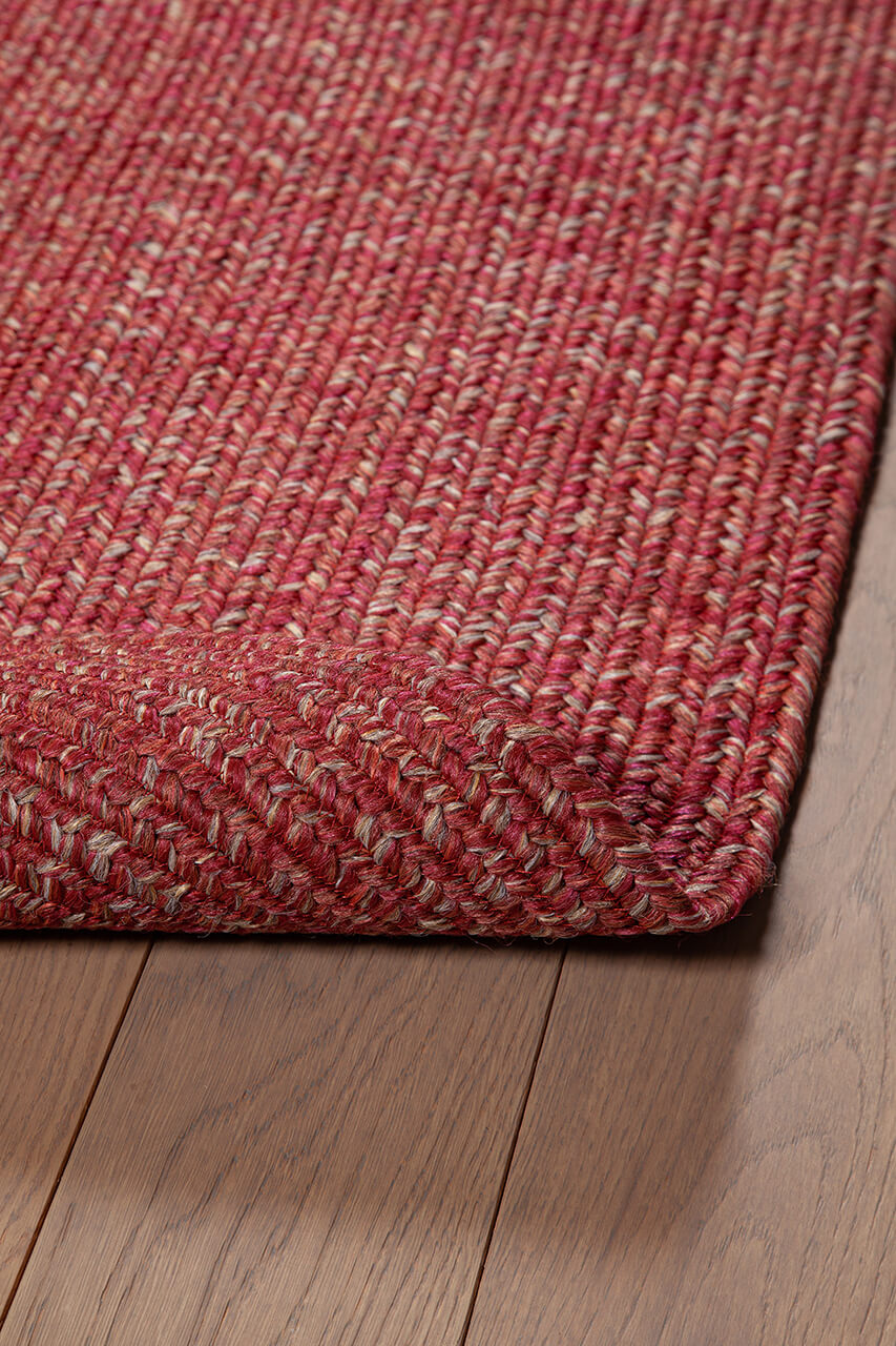 Tappeto Outdoor Ovale - Solid Rosso Terra - Interno/Esterno - 200x60cm - CarpetLiving