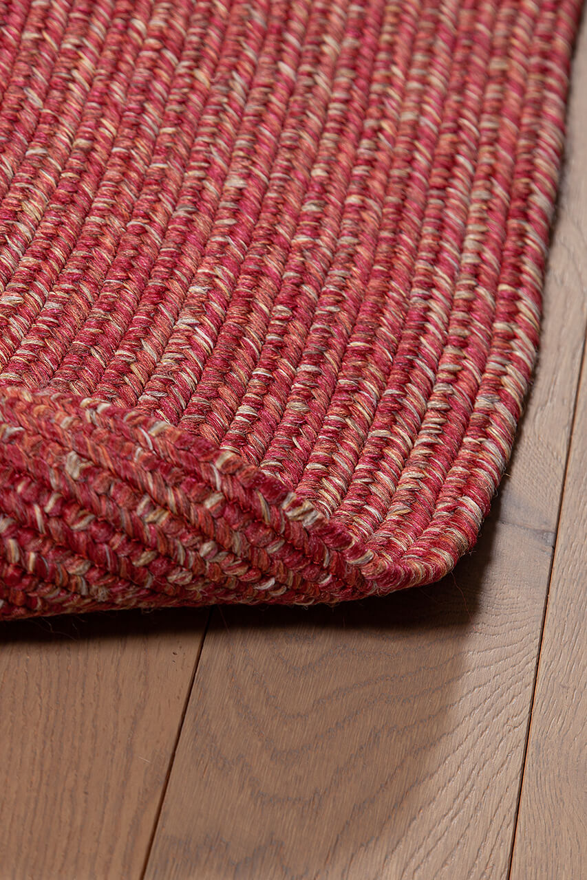Tappeto Outdoor Ovale - Solid Rosso Terra - Interno/Esterno