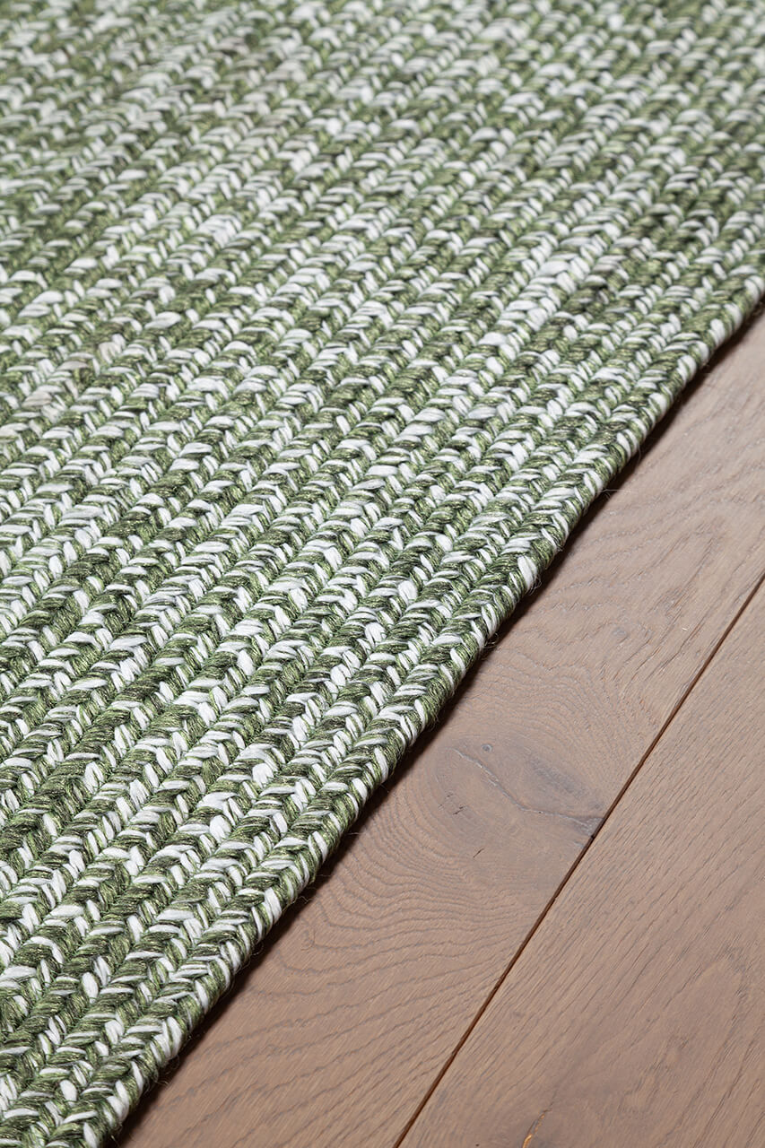SOLID GREEN 200X60 OVAL