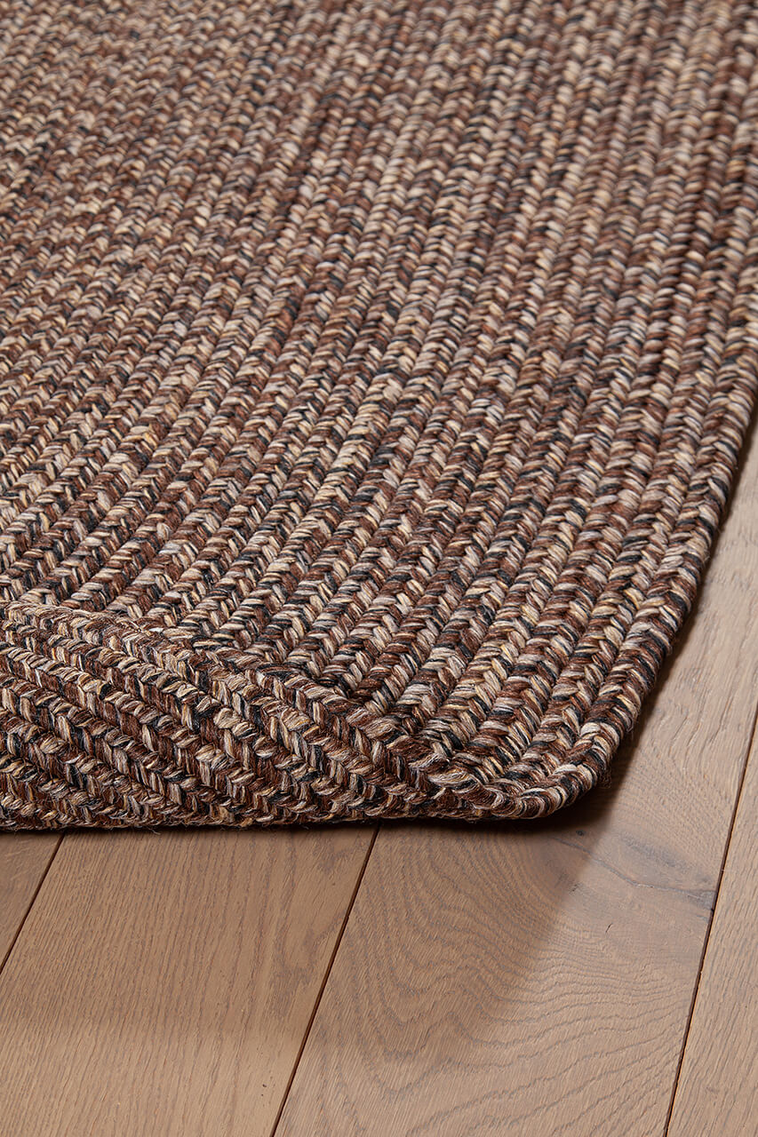 Tappeto Solid Brown Harvest - Ovale Indoor/Outdoor