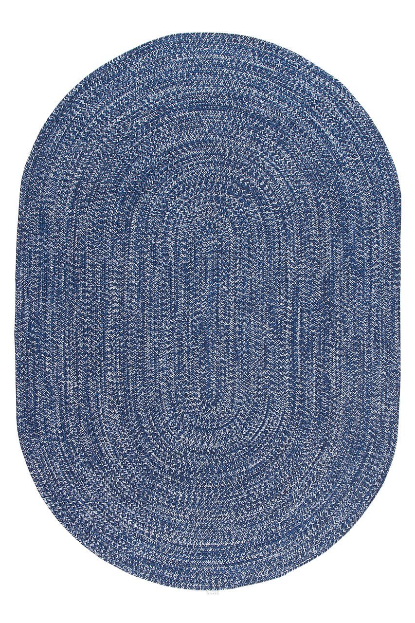 SOLID BLUE 230X160 OVAL