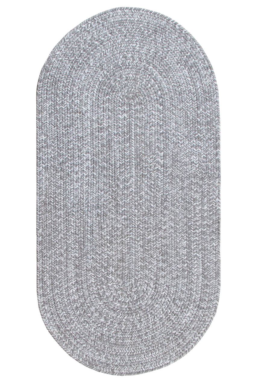 SOLID LIGHT GREY 120X60 OVAL