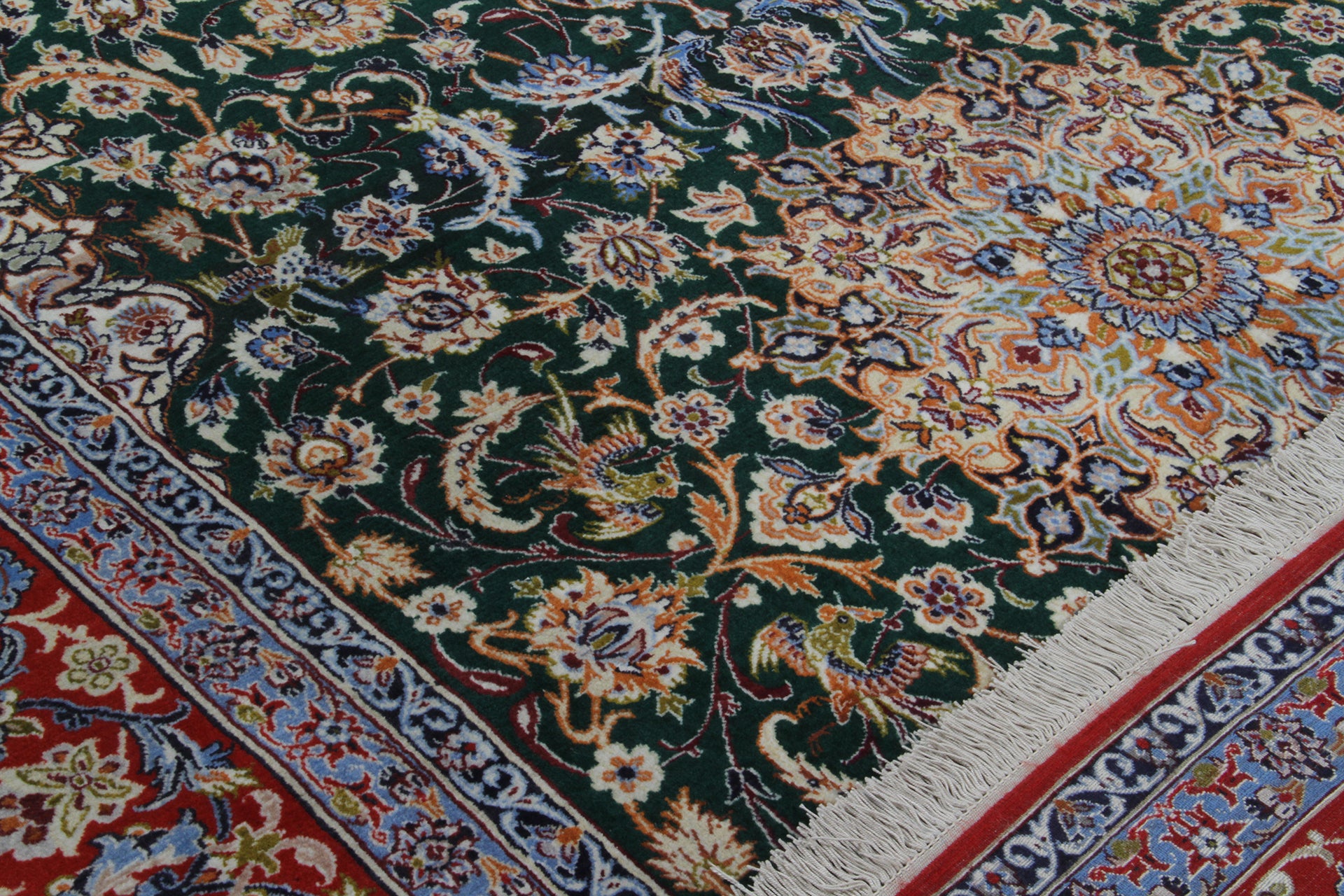 Persian Isfahan Silk & Wool Rug 244_159 cm