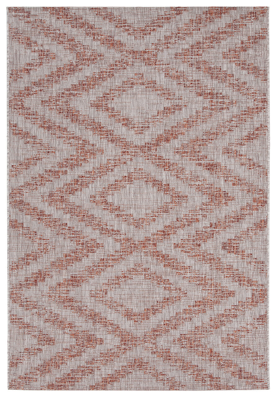 Tappeto da Esterno - ETHNO 2 TERRA - Indoor/Outdoor | Ideale per Terrazze, Balconi, Patio, Verande