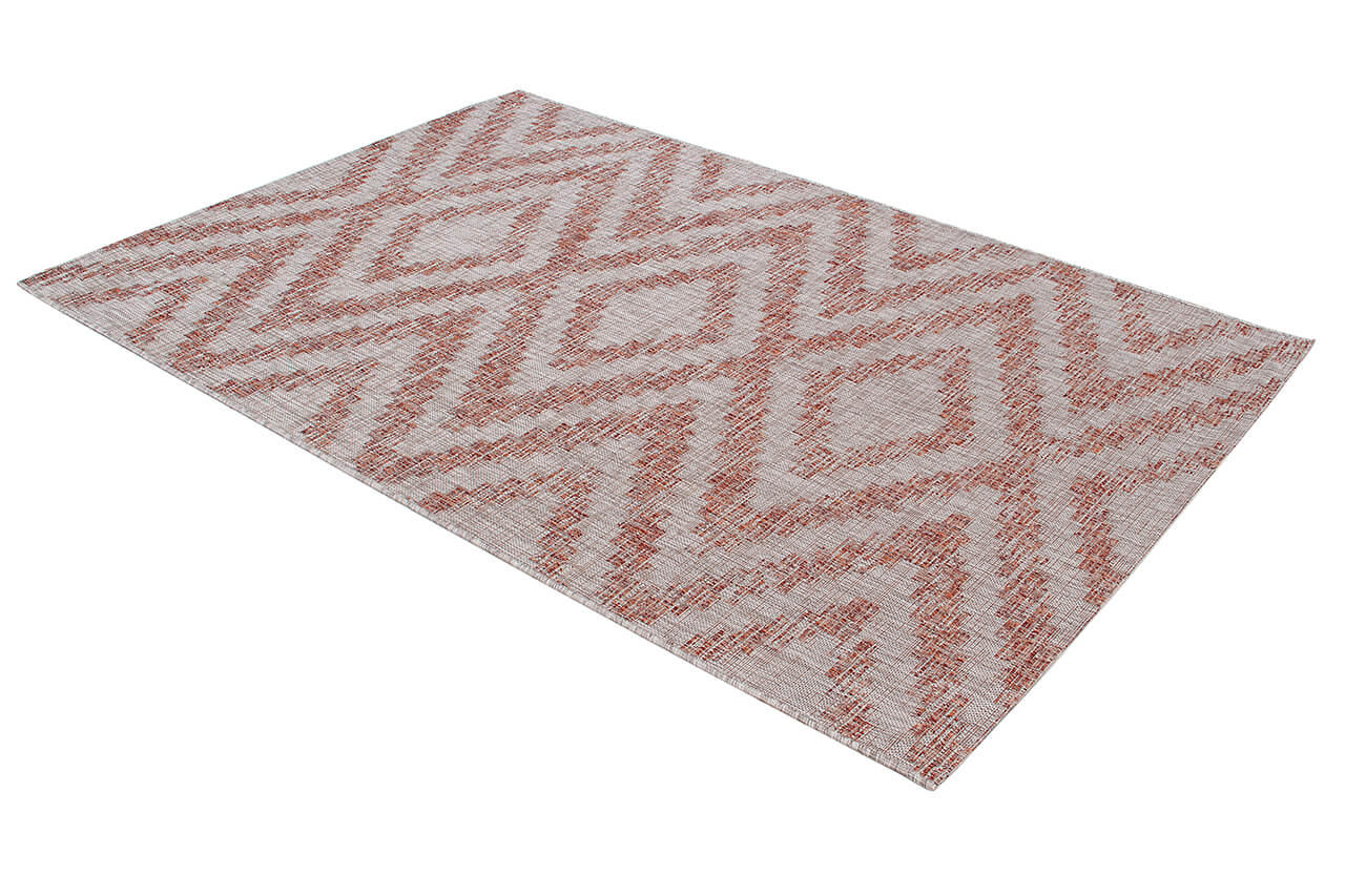 Tappeto da Esterno - ETHNO 2 TERRA - Indoor/Outdoor | Ideale per Terrazze, Balconi, Patio, Verande