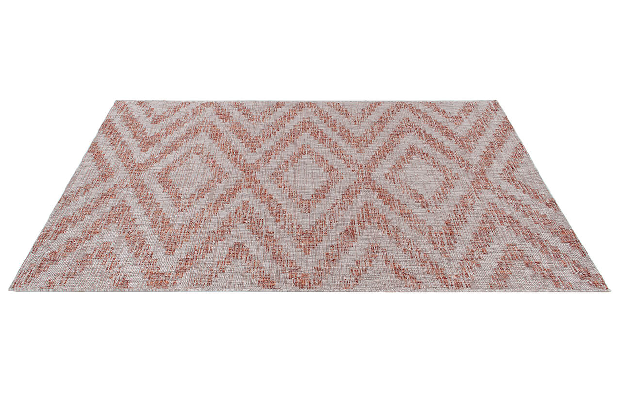 Tappeto da Esterno - ETHNO 2 TERRA - Indoor/Outdoor | Ideale per Terrazze, Balconi, Patio, Verande