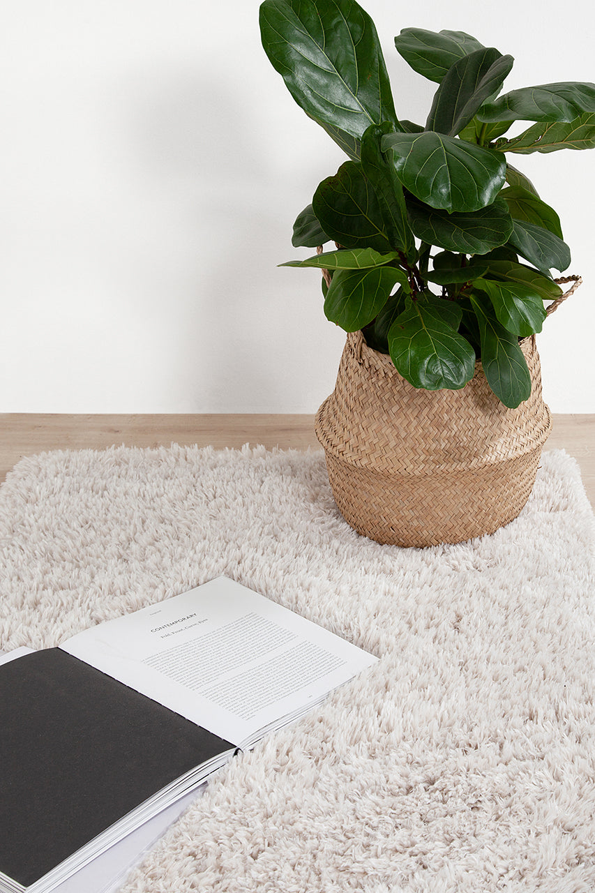 Tappeto Shaggy Bold Avorio - Morbido e Resistente