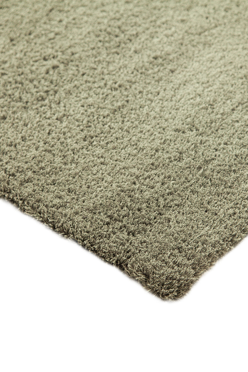 Tappeto Shaggy Desio - Verde chiaro - Morbido e Resistente - Tinta Unita | Ideale per Soggiorno e Camera da Letto