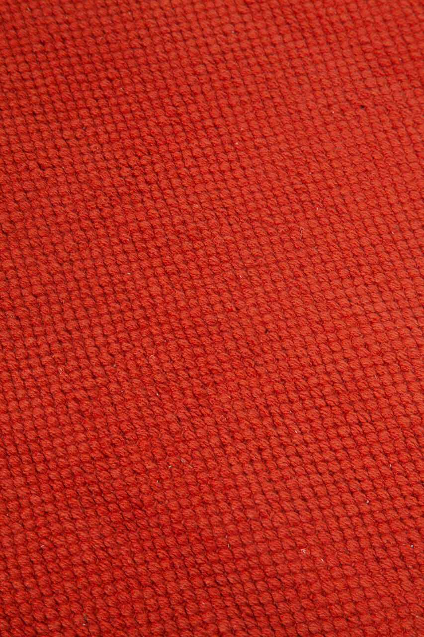 Tappeto Cotone Unito Border Terra - Lavabile, Cucina e Arredo Neutro