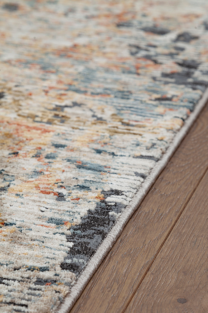 Tappeto Premium Matera in Stile Astratto Multicolore - Design Moderno Contemporaneo