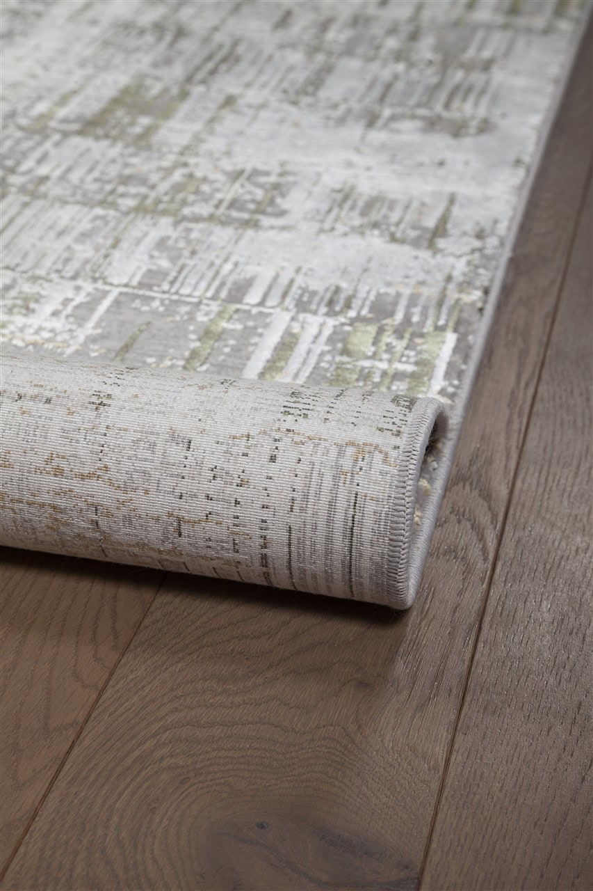 Tappeto Moderno Premium - KENNEDY I CREAM DARK GREEN - Crema Verde - Design Contemporaneo