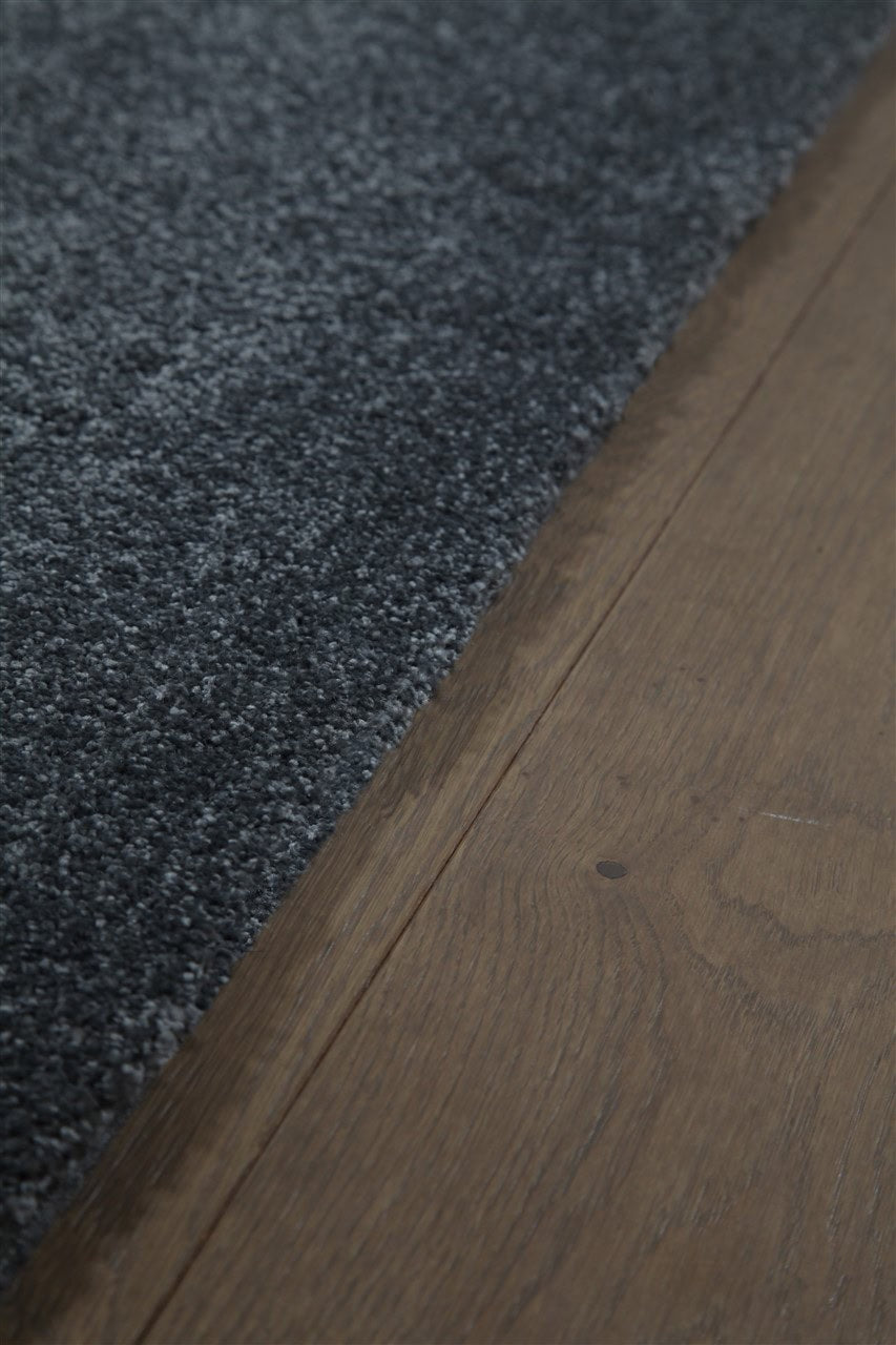 Tappeto Shaggy DEBBY Grigio scuro - Morbido e Resistente - Ideale per Soggiorno e Camera da Letto