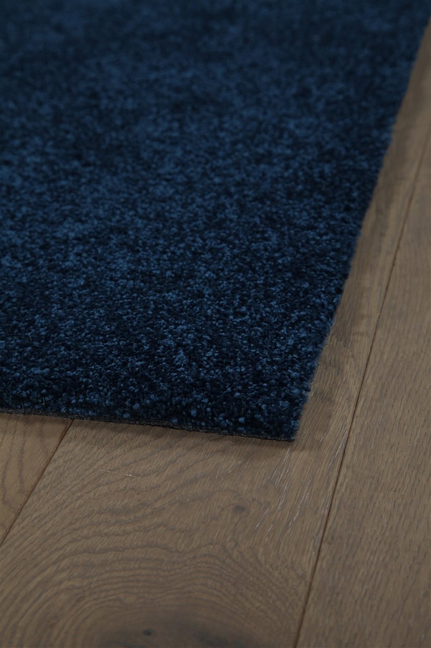 Tappeto Shaggy DEBBY Blu - Morbido e Resistente - Ideale per Soggiorno e Camera da Letto