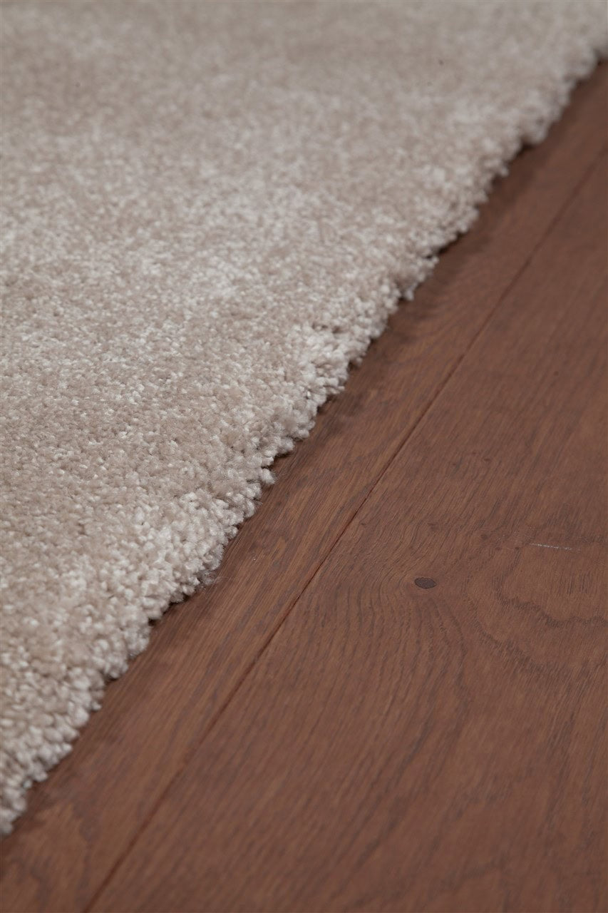 Tappeto Shaggy DEBBY Comfort Beige - Morbido e Resistente - Ideale per Soggiorno e Camera da Letto