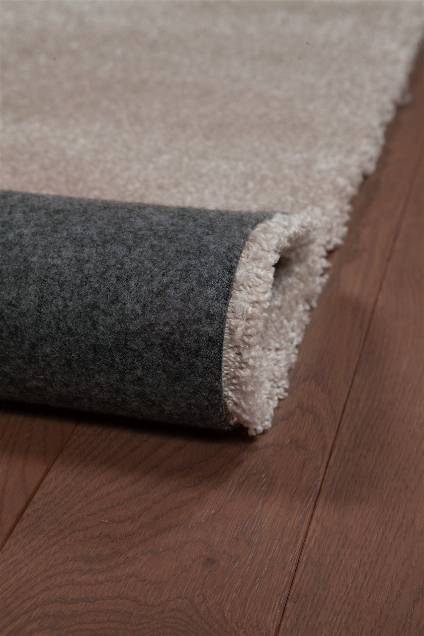 Tappeto Shaggy DEBBY Comfort Beige - Morbido e Resistente - Ideale per Soggiorno e Camera da Letto
