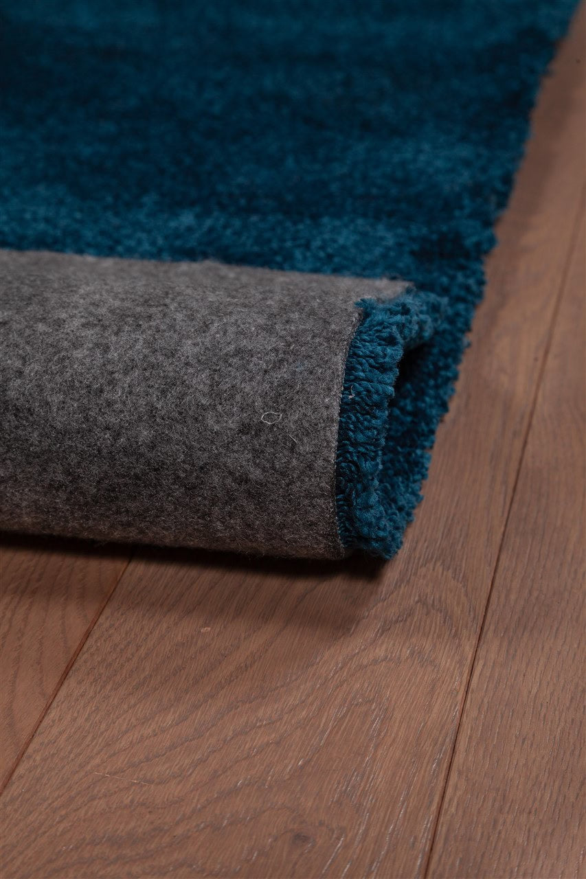 Tappeto Shaggy DEBBY Comfort Blu - Morbido e Resistente - Ideale per Soggiorno e Camera da Letto
