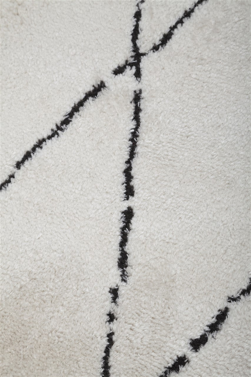 Tappeto Shaggy Tribe Soft C stile moderno rombi