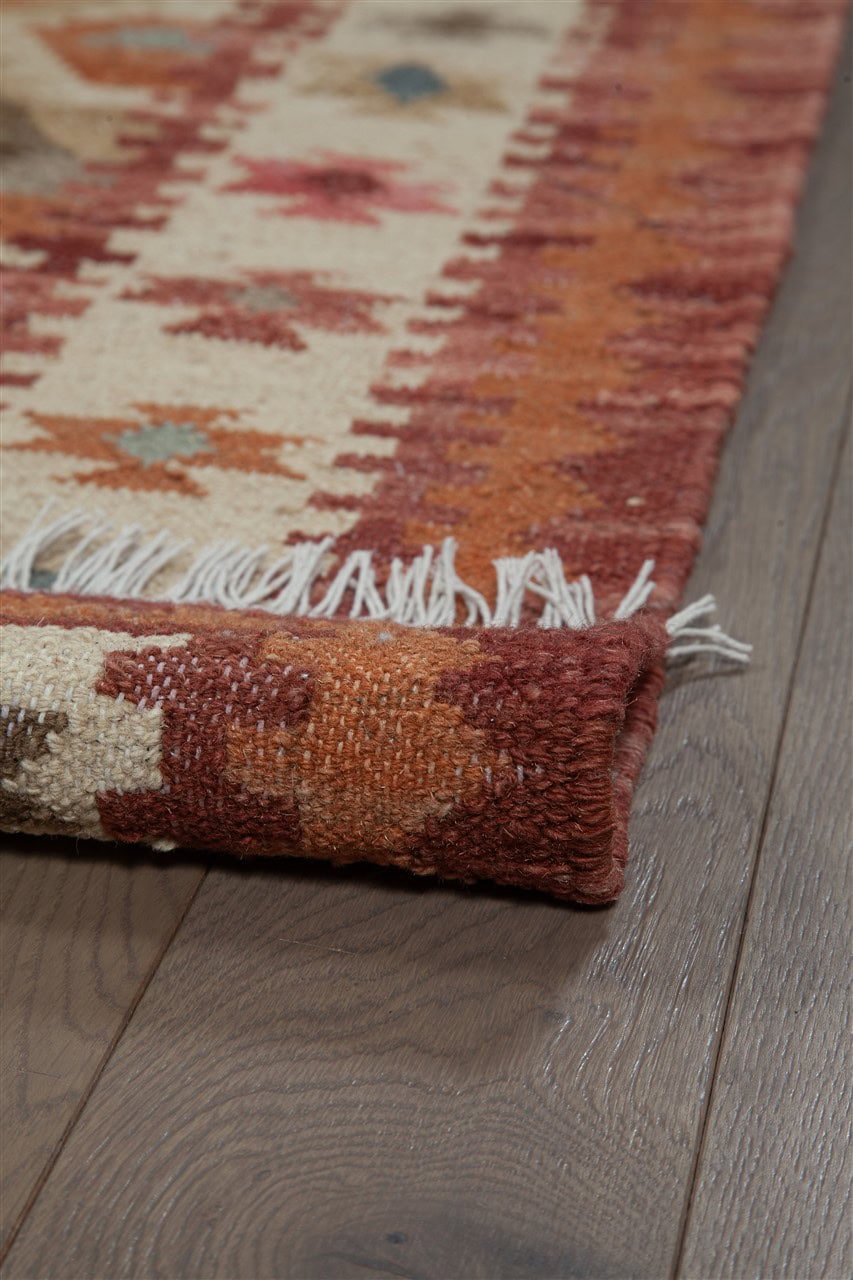 Tappeto etnico Kilim Kaban lana intrecciata a mano