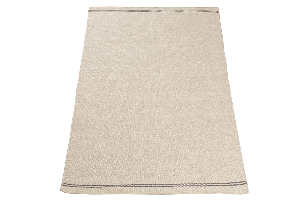 WOLLEN DHURRIE BEIGE