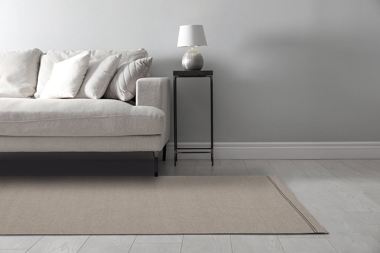 WOLLEN DHURRIE BEIGE