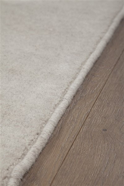 Tappeto Moderno in Lana e Cotone - Clay 9 - Beige/Grigio - CarpetLiving