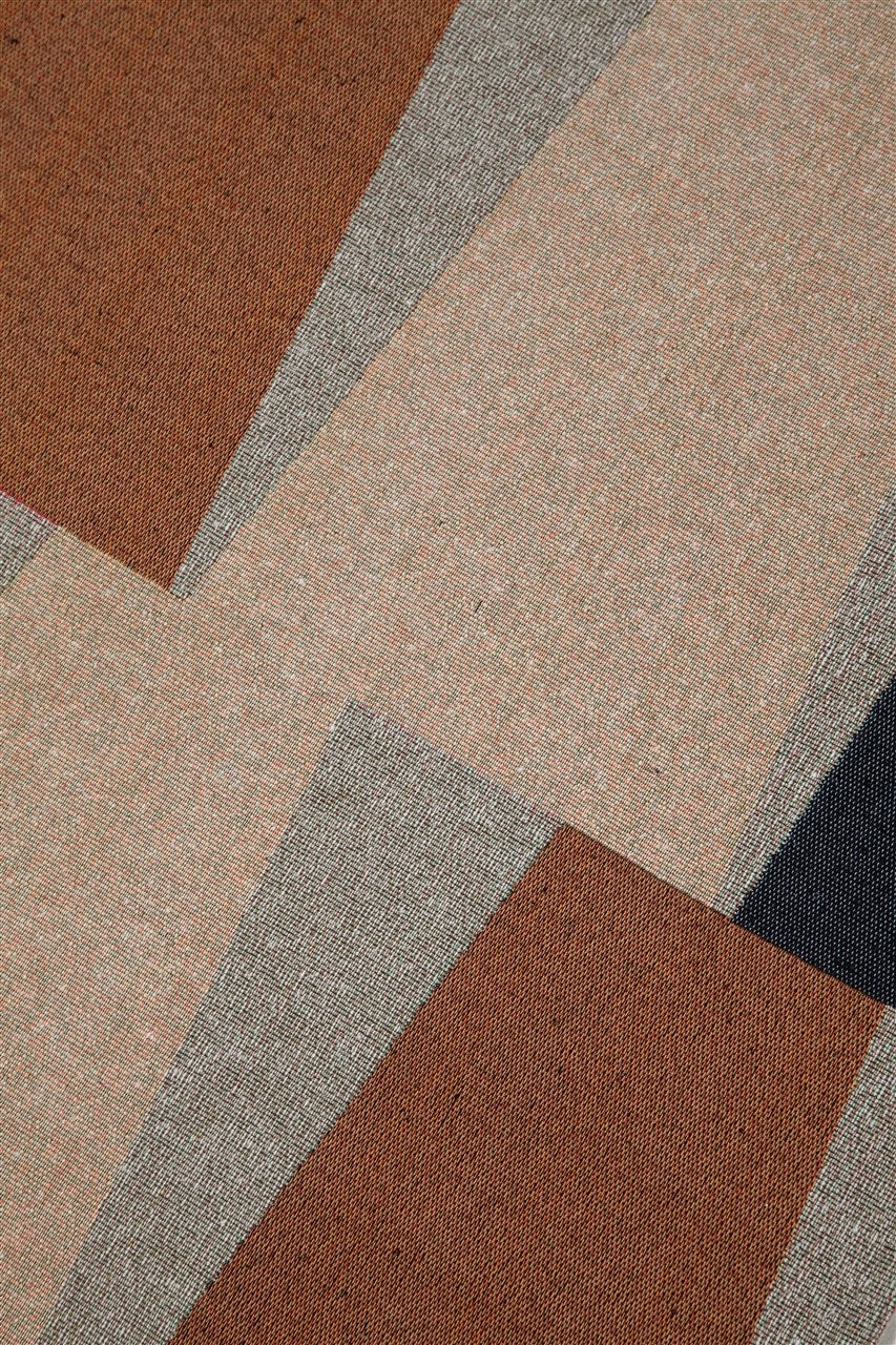 Tappeto Passatoia per la Cucina in Cotone Jaques Ruggine-Avorio | Design Moderno, Antiscivolo e Resistente