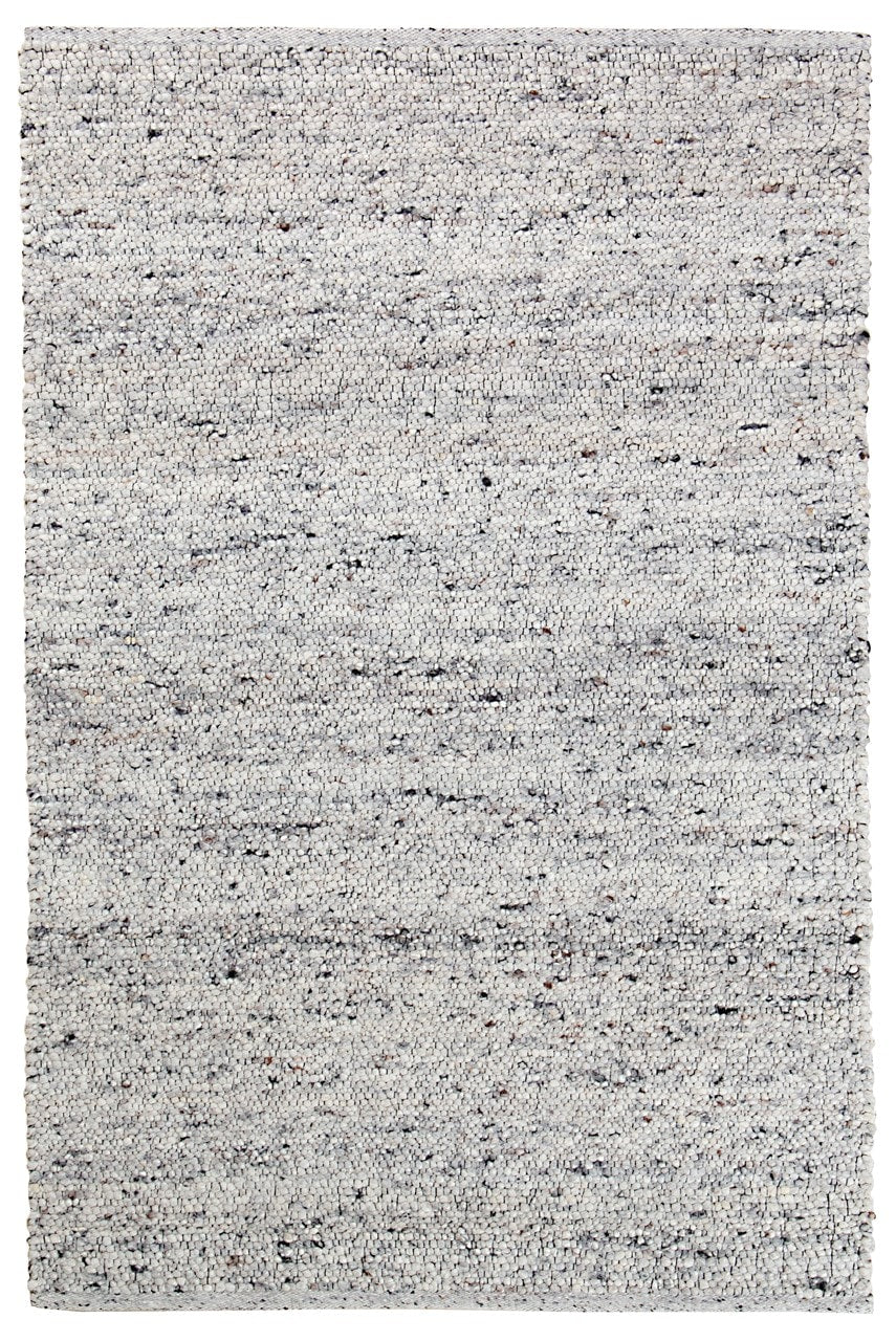 Tappeto Berger in Lana Grigio - Realizzato a mano - Effetto Ciottoli 3D Morbido