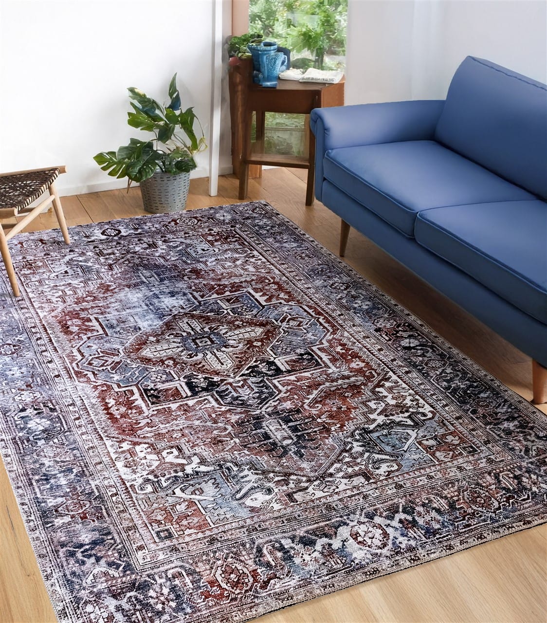 Tappeto Oasis in Stile Classico Vintage - Multicolore
