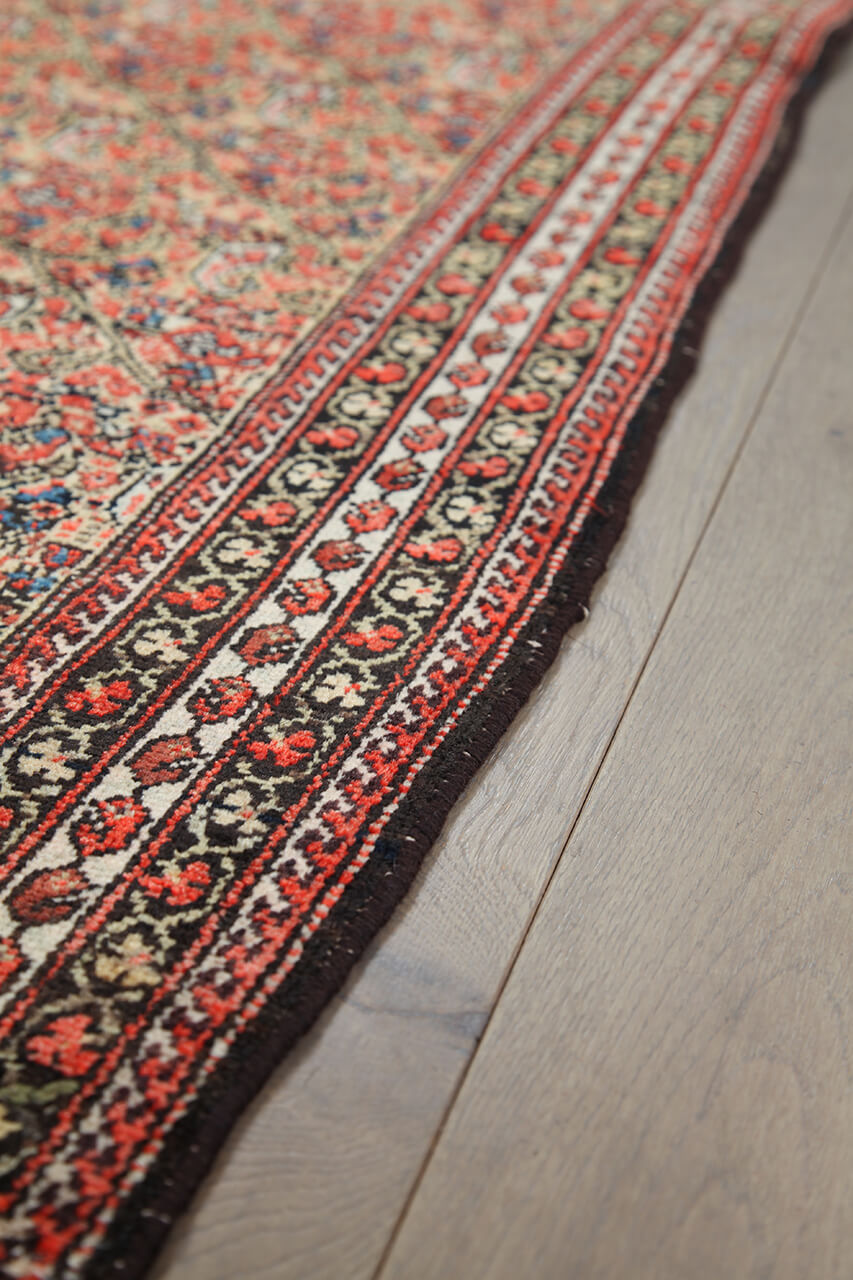 Authentic Antique Persian Malayer Rug | Hand-Knotted 193x127cm
