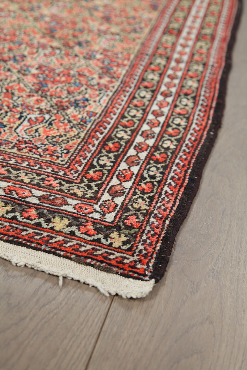 Authentic Antique Persian Malayer Rug | Hand-Knotted 193x127cm