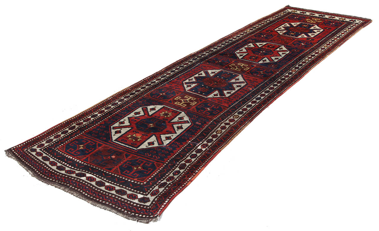 Authentic Antique Anatolian Rug | Hand-Knotted 440x115cm