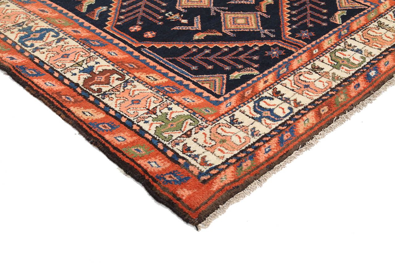 Authentic Antique Persian Malayer Rug | Hand-Knotted 186x132cm