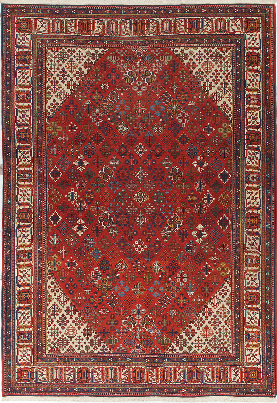 Authentic Antique Persian Meime Rug | Hand-Knotted 304x218cm