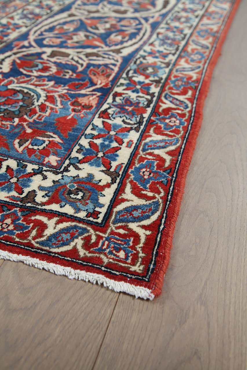 Tappeto Isfahan Antico Persiano Autentico | Annodato a Mano 453x323cm