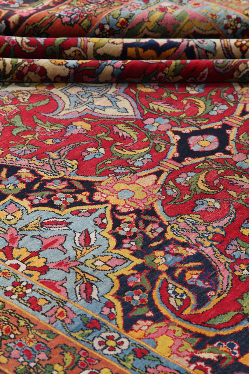 Tappeto Kerman Antico Persiano Autentico | Annodato a Mano 410x300cm