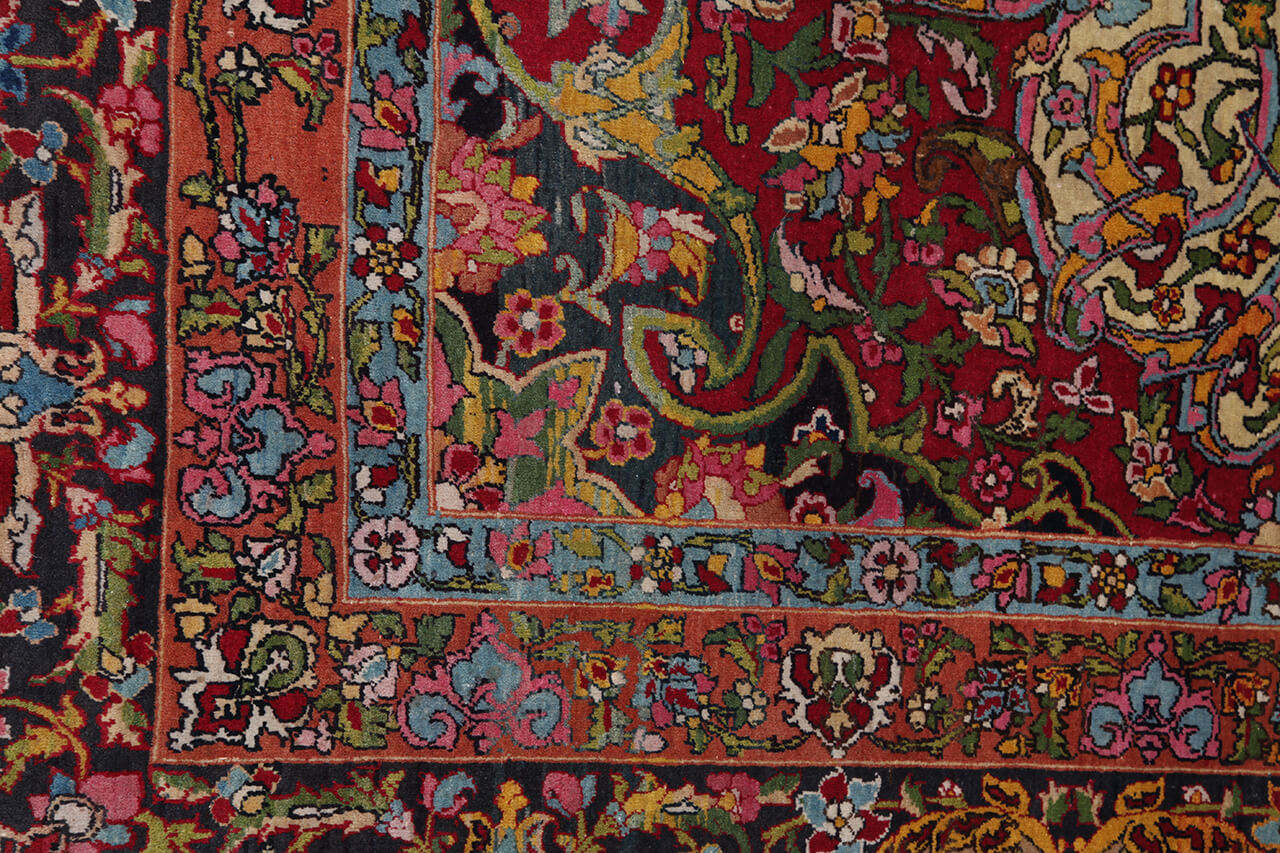 Tappeto Kerman Antico Persiano Autentico | Annodato a Mano 410x300cm