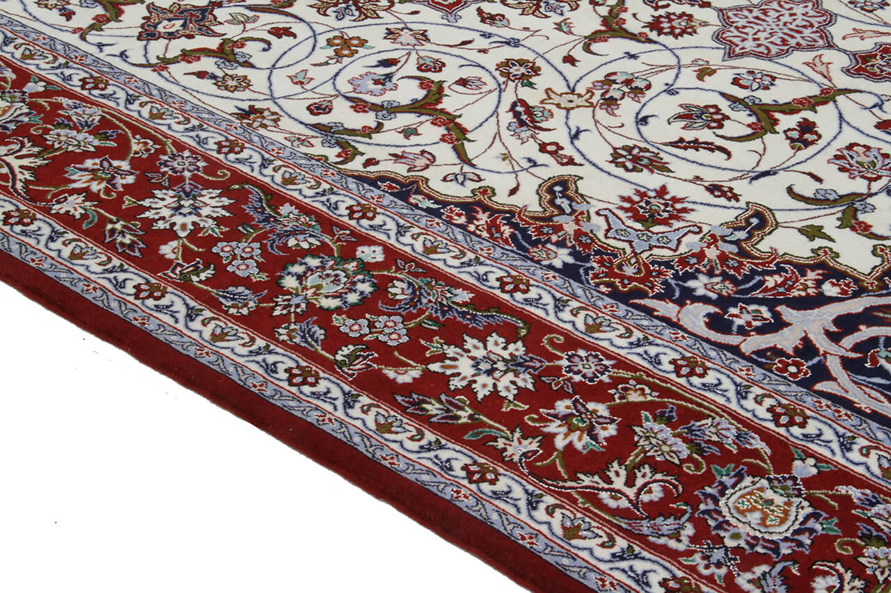 Persian Isfahan Silk & Wool Rug 249_154 cm