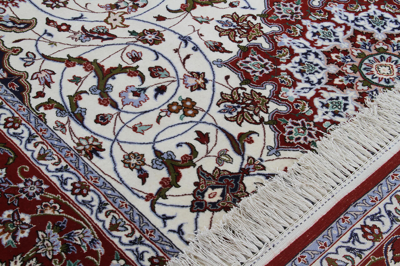 Persian Isfahan Silk & Wool Rug 249_154 cm