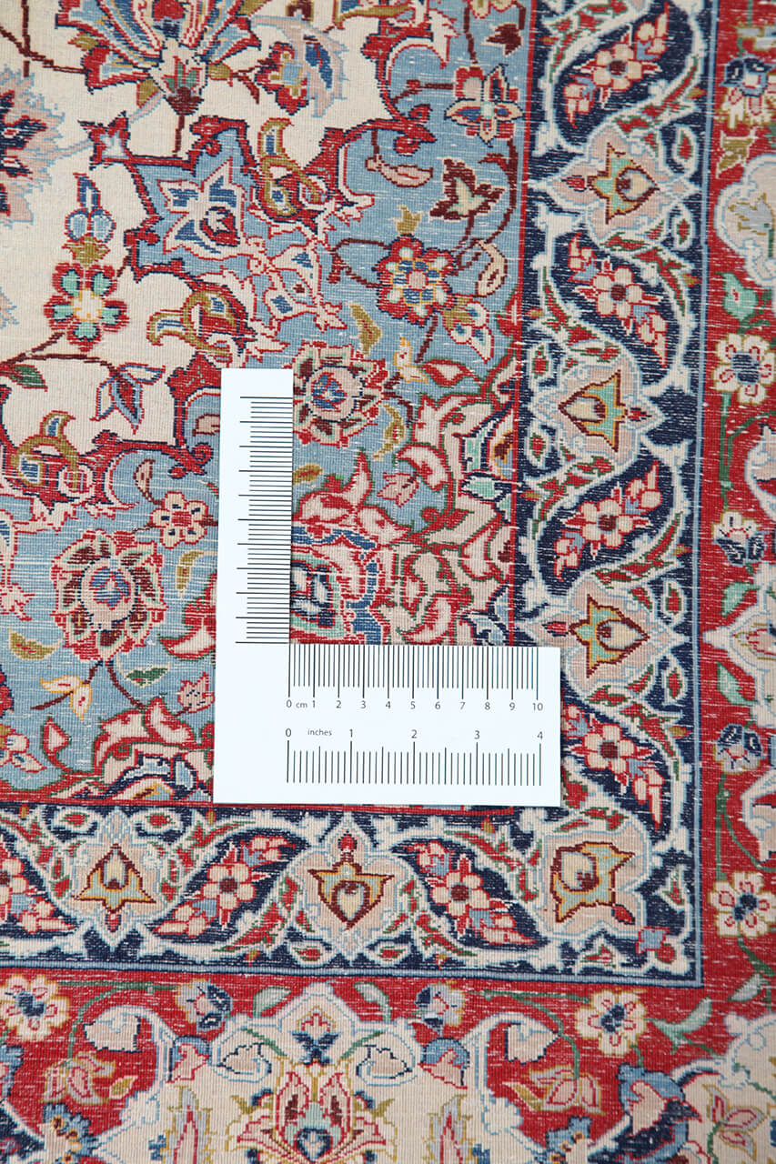 Authentic Antique Persian Isfahan Rug | Hand-Knotted 220x152cm
